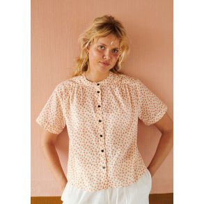 HABIBA - NEW DAWN SHIRT SHORT SLEEVE - BERRY
