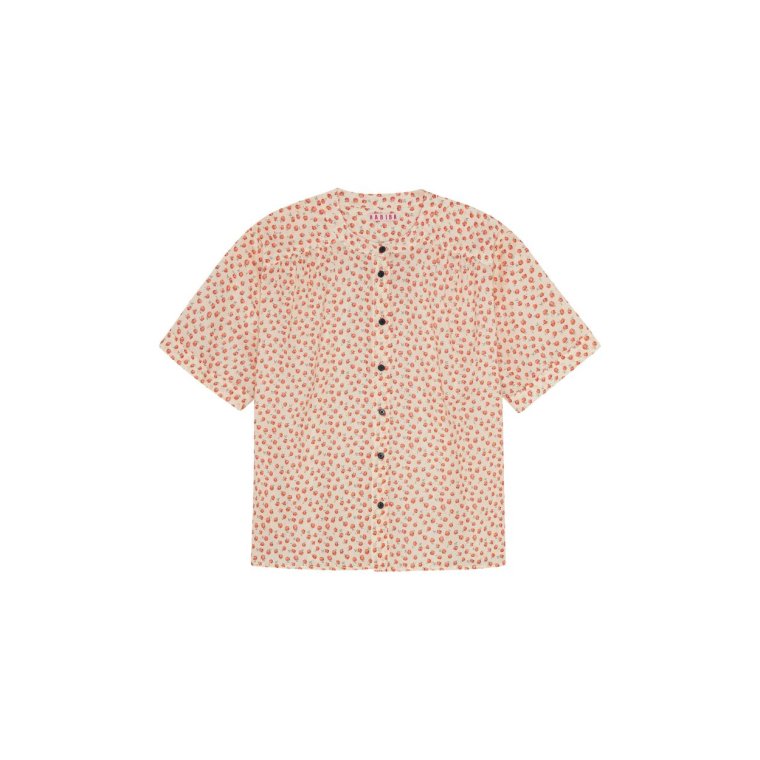 HABIBA - NEW DAWN SHIRT SHORT SLEEVE - BERRY