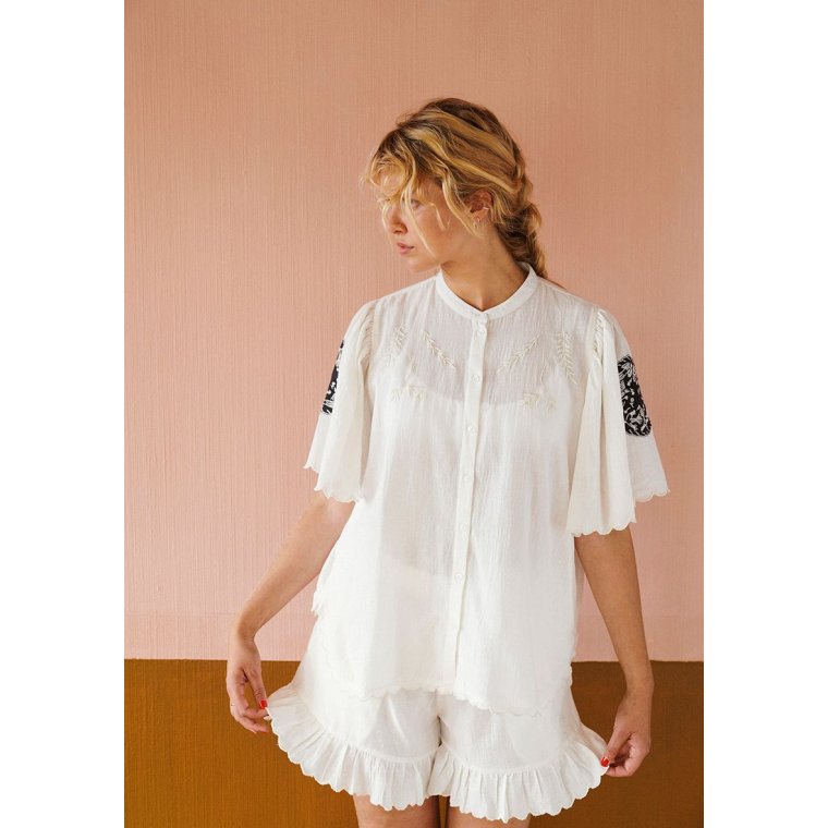 HABIBA - PATTIE BUTTERFLY SHIRT - VANILLA