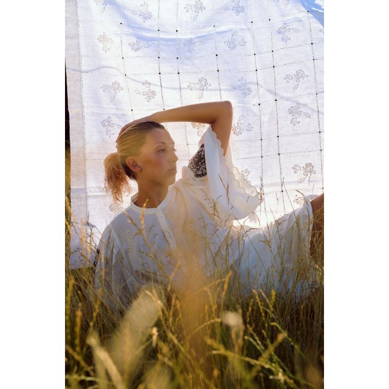 HABIBA - PATTIE BUTTERFLY SHIRT - VANILLA