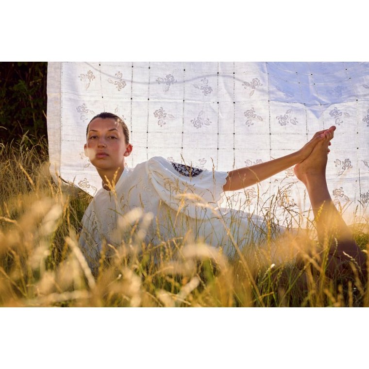 HABIBA - PATTIE BUTTERFLY SHIRT - VANILLA