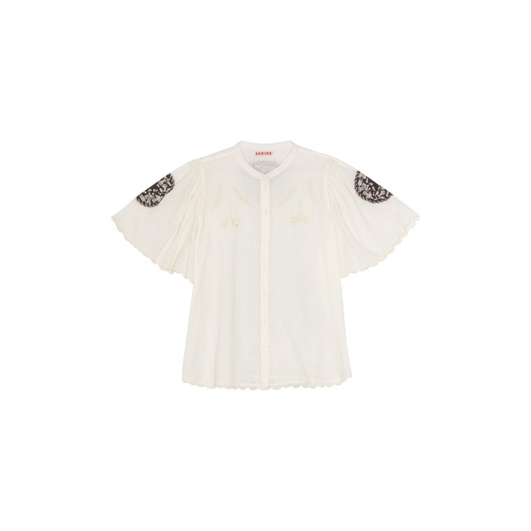 HABIBA - PATTIE BUTTERFLY SHIRT - VANILLA