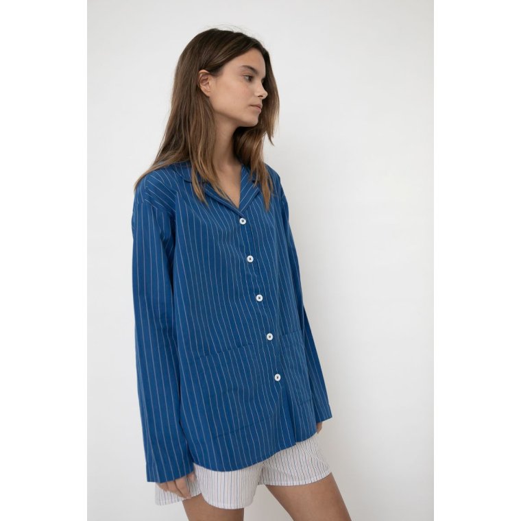 Studio Feder - SILJA SHIRT - COTTON - WINTER DIP