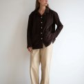 Studio Feder - SILJA SHIRT - CORDUROY - DARK BROWN