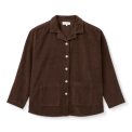 Studio Feder - SILJA SHIRT - CORDUROY - DARK BROWN
