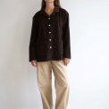 Studio Feder - SILJA SHIRT - CORDUROY - DARK BROWN