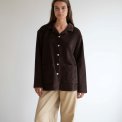 Studio Feder - SILJA SHIRT - CORDUROY - DARK BROWN