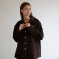 Studio Feder - SILJA SHIRT - CORDUROY - DARK BROWN