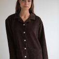 Studio Feder - SILJA SHIRT - CORDUROY - DARK BROWN