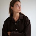 Studio Feder - SILJA SHIRT - CORDUROY - DARK BROWN