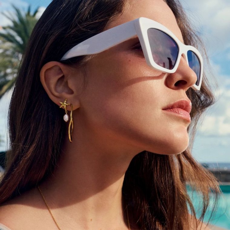 Maanesten - Sandie Earrings - Forgyldt 