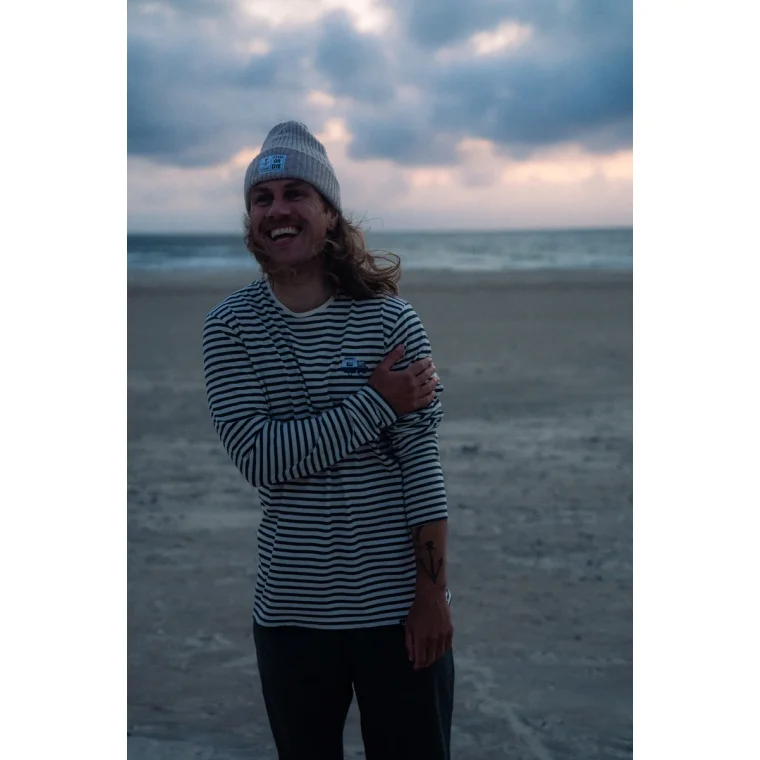 LAKOR - Ahoy! Mini Ocean Camper T-shirt - Blueberry/Starwhite