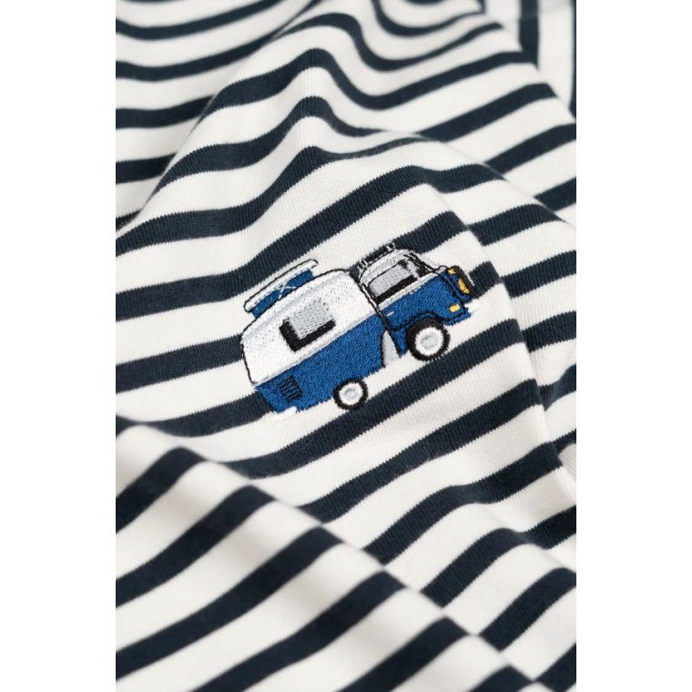 LAKOR - Ahoy! Mini Ocean Camper T-shirt - Blueberry/Starwhite