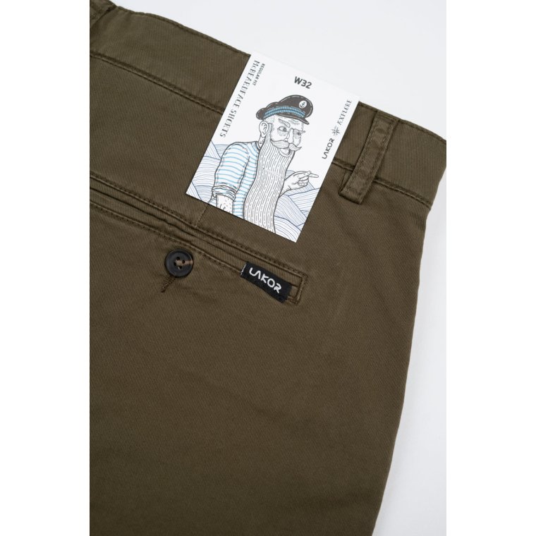 LAKOR - McBeardface Shorts - Olive Night