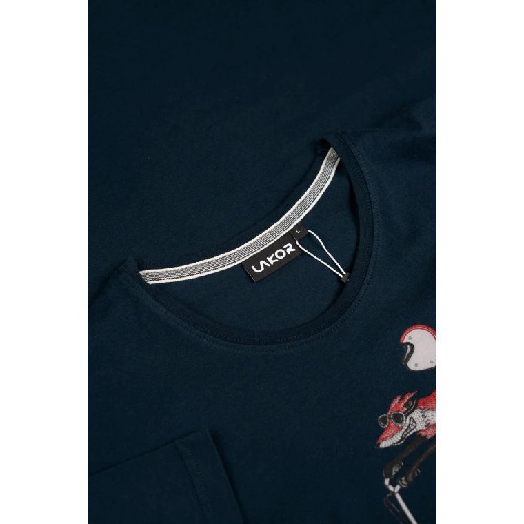 LAKOR - Foxtail T-shirt - Blueberry