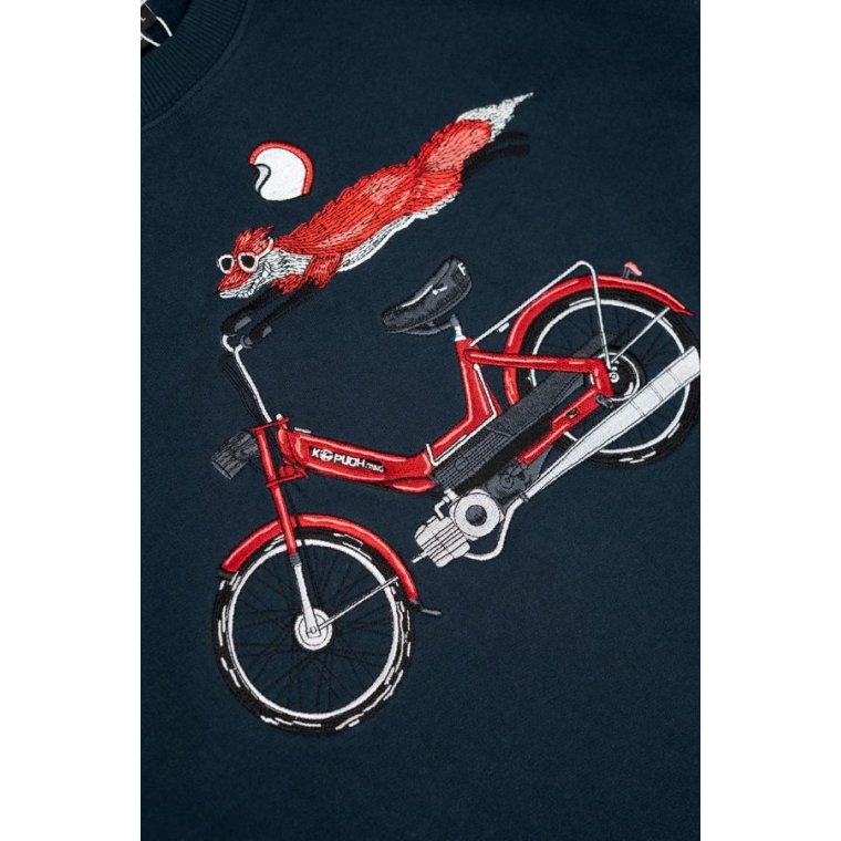 LAKOR - Foxtail Crewneck - Blueberry