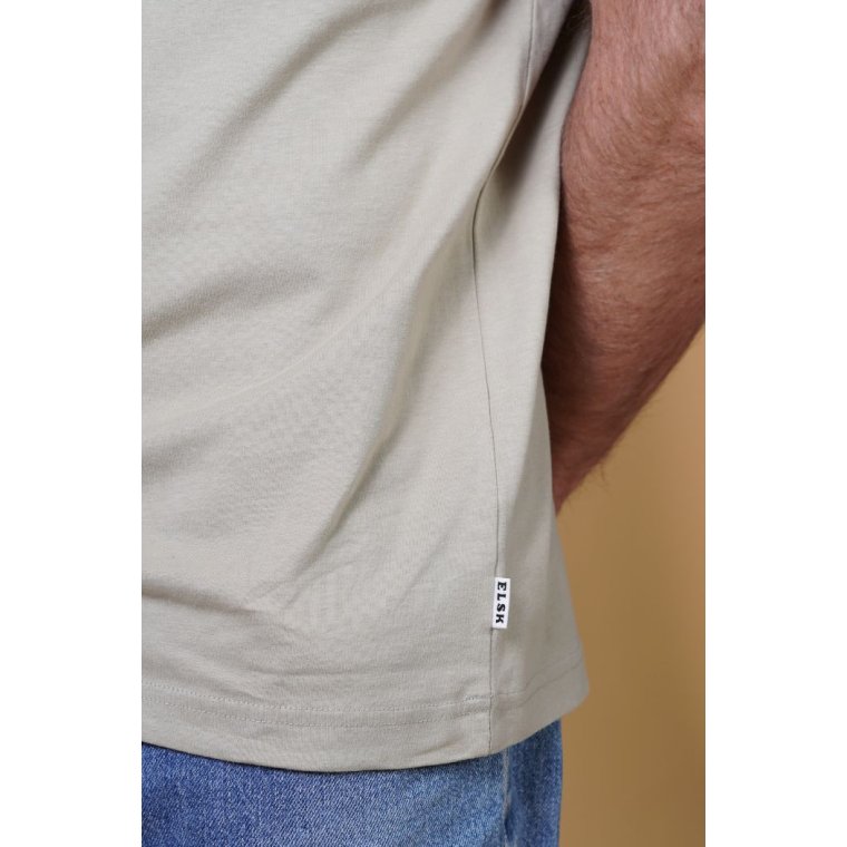 Elsk - ST�RK VIND CH MEN'S BRUSHED T-SHIRT - SAND STONE