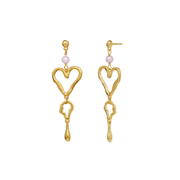 Maanesten - Sabrina Earrings - Forgyldt