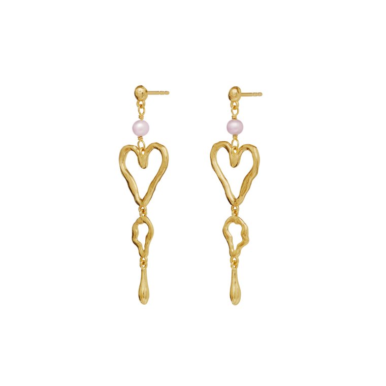 Maanesten - Sabrina Earrings - Forgyldt