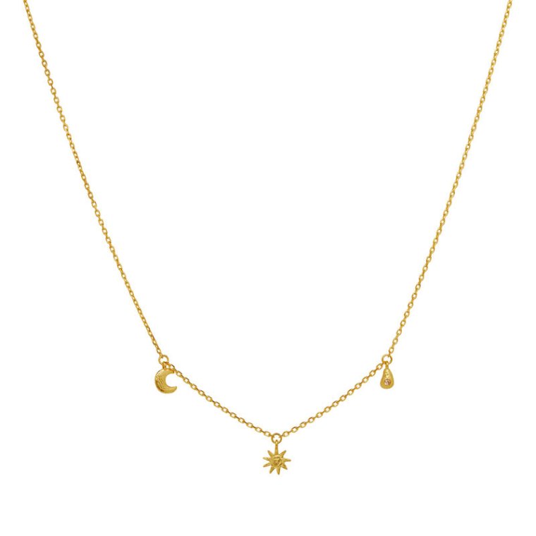Maanesten - Sadie Necklace - Forgyldt