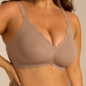Femifemme - SoftScallop Full Coverage B�jlefri BH - Soft Mocha