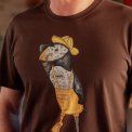 LAKOR - Sea Parrot Seaman T-shirt - Chicory Coffee