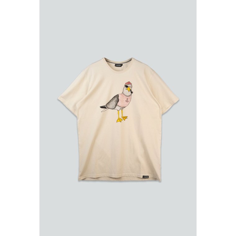 LAKOR - Seaborn Seagull T-shirt - Rainy Day