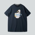 LAKOR - Seagull in a Cup T-shirt - Blueberry
