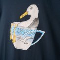 LAKOR - Seagull in a Cup T-shirt - Blueberry