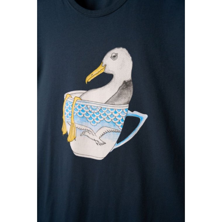 LAKOR - Seagull in a Cup T-shirt - Blueberry