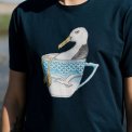 LAKOR - Seagull in a Cup T-shirt - Blueberry