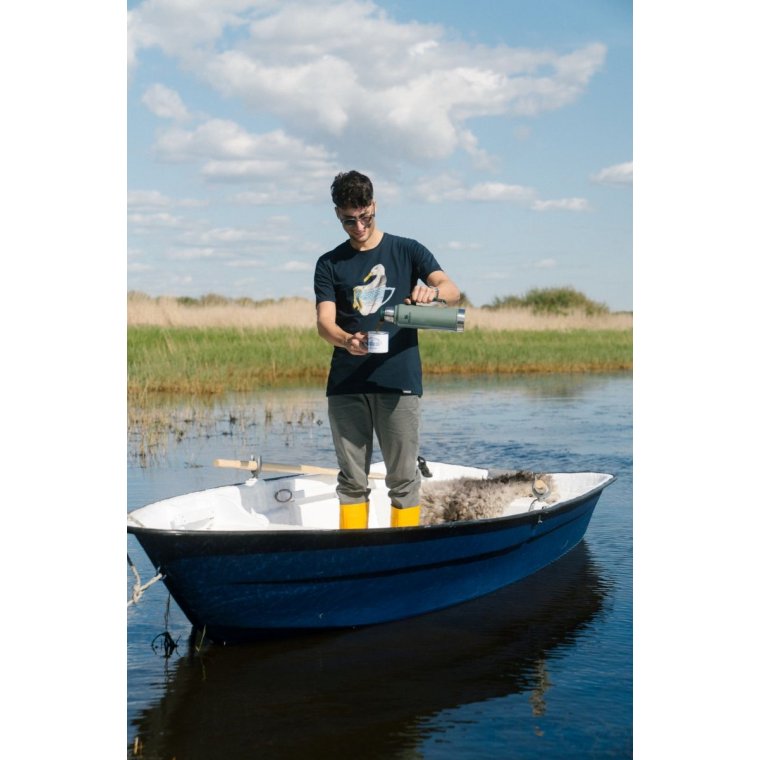 LAKOR - Seagull in a Cup T-shirt - Blueberry