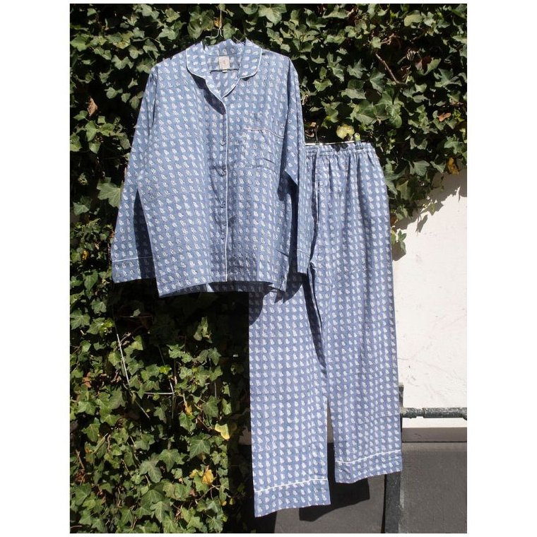 Craft Sisters - Classic Pyjamas Blockprint - Seashell