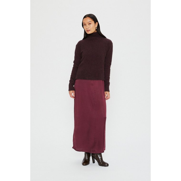 Six Ames - JADE SWEATER - Red Wine Melange