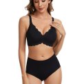 Femifemme - SoftScallop Full Coverage B�jlefri BH - Black