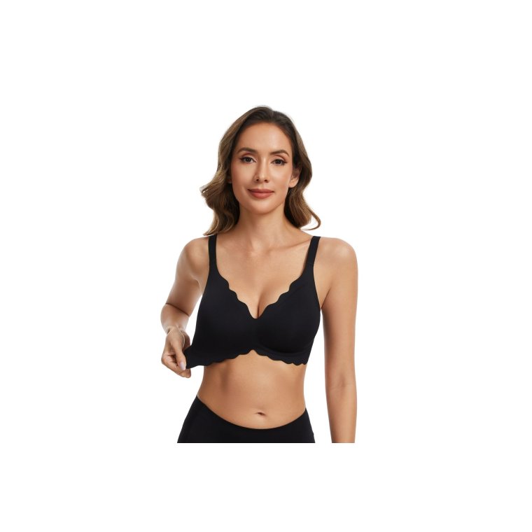 Femifemme - SoftScallop Full Coverage B�jlefri BH - Black