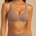 Femifemme - SoftScallop Full Coverage B�jlefri BH - Soft Mocha