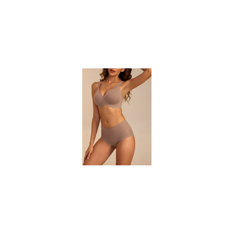 Femifemme - SoftScallop Full Coverage B�jlefri BH - Soft Mocha