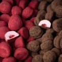 THE MALLOWS - Filled mallows - strawberry dark choc - 5 stk.