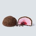 THE MALLOWS - Filled mallows - strawberry dark choc - 5 stk.