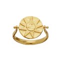 Maanesten - Sunna Ring - Forgyldt