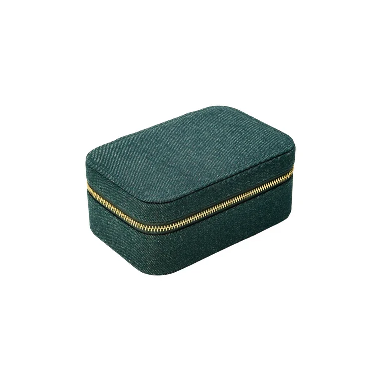Pico - Large Jewelry Box - Forest denim