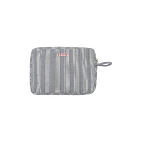 HABIBA - STOCKHOLM STRIPE TOILETRY BAG - SEA
