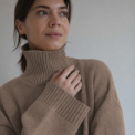 Studio Feder - THYRA KNIT  - WOOL CASHMERE - OAT MELANGE