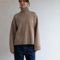 Studio Feder - THYRA KNIT  - WOOL CASHMERE - OAT MELANGE