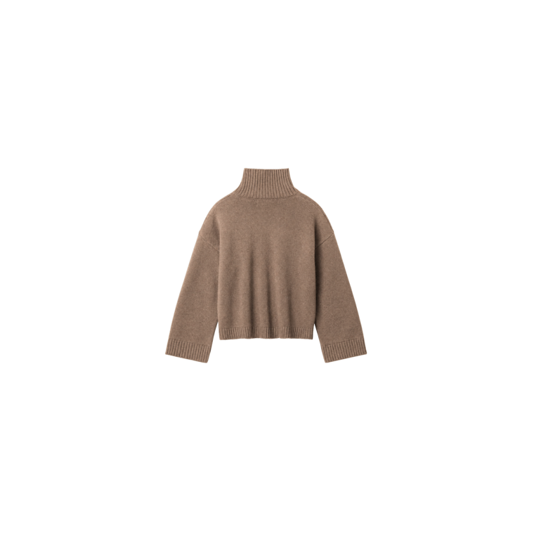 Studio Feder - THYRA KNIT  - WOOL CASHMERE - OAT MELANGE