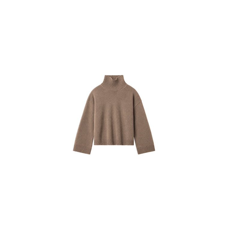 Studio Feder - THYRA KNIT  - WOOL CASHMERE - OAT MELANGE