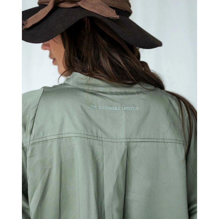 TINTOK - Tine Khaki 100% organic cotton dress