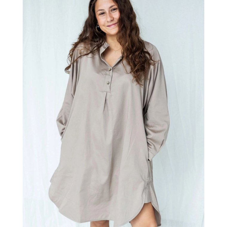 TINTOK - Tine Mocha 100% organic cotton dress