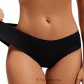 Femifemme - Invisible Soft S�ml�s Tai Trusse - Sort